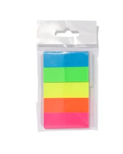 sticky bookmarks blokjes - 5 stuks