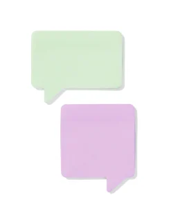 sticky notes - 2 stuks