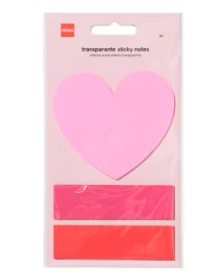 sticky notes 5.5cm hartjes