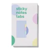 sticky notes met tabs 7x12 - 100 vel