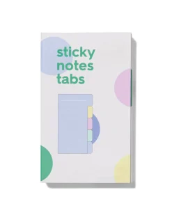 sticky notes met tabs 7x12 - 100 vel
