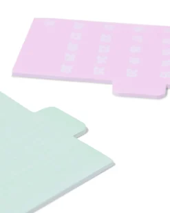 sticky notes met tabs 7x12 - 100 vel