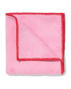 stofdoek 32x32cm microvezel fleece roze