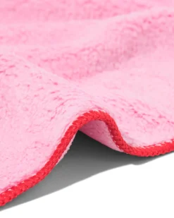 stofdoek 32x32cm microvezel fleece roze
