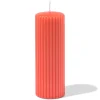 stompkaars ⌀7x19cm ribbel oranje