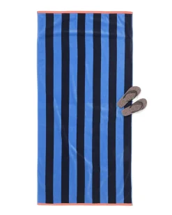 strandlaken 90x180cm velours strepen