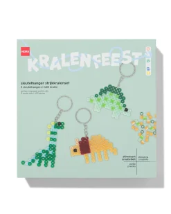 strijkkralen sleutelhangers dino