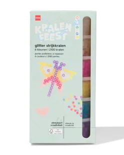 strijkkralenset glitter