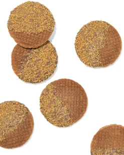stroopwafels met melkchocolade, karamel en zeezout 231g