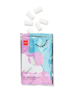 suikervrije kauwgom bubblemint - 30 stuks