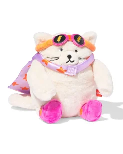 superheld knuffel kat 18x25x8cm