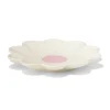 taartbordje ⌀16cm keramiek bloemvorm