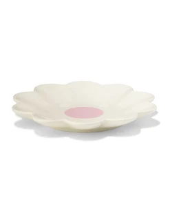 taartbordje ⌀16cm keramiek bloemvorm
