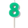 Taartdecoratie herbruikbaar cijfer 8