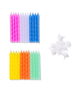 taartkaarsje 24 stuks