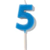 Taartkaarsje cijfer 5