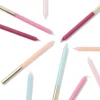 taartkaarsjes 16cm pastel met goud - 10 stuks