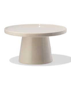 taartplateau Ø18cm Knap new bone china grijs