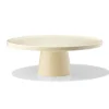 taartplateau Ø28cm Knap new bone china geel