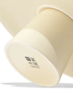 taartplateau Ø28cm Knap new bone china geel