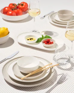 taartplateau Ø28cm Knap new bone china geel