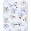 tafelkleed ⌀180cm katoen bloemen groen-blauw