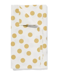 tafelkleed gouden stip 200x138cm