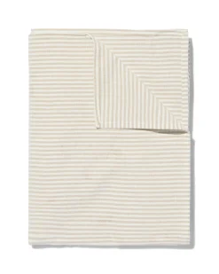 tafelkleed katoen 140x240 beige streep
