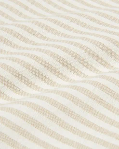 tafelkleed katoen 140x240 beige streep