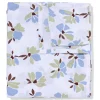 tafelkleed 140x240cm katoen bloemen groen-blauw