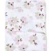 tafelkleed 140x240cm katoen bloemen roze-groen