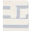 tafelkleed XL 320x145cm katoen strepen blauw
