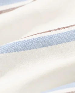 tafelkleed XL 320x145cm katoen strepen blauw