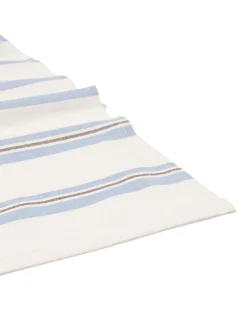 tafelkleed XL 320x145cm katoen strepen blauw