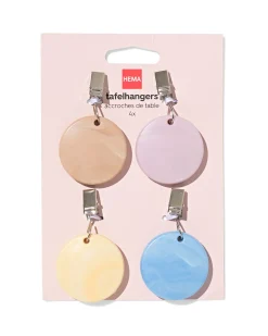 tafelklemmen rond - 4 stuks