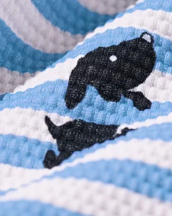 Takkie babyzwempak UPF40+ strepen blauw