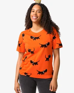 Takkie dames T-shirt jersey Koningsdag oranje