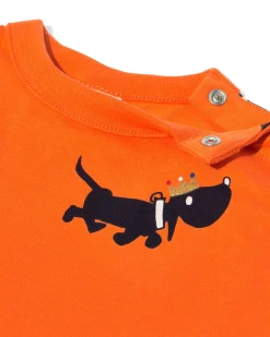 Takkie en Siepie baby T-shirt jersey Koningsdag oranje