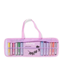 Takkie en Siepie etui met krijtjes