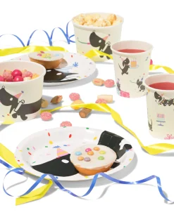Takkie en Siepie gebaksbordjes ⌀17.5cm papier - 8 stuks