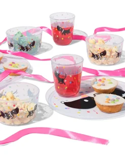 Takkie en Siepie herbruikbare bekers confetti - 4 stuks