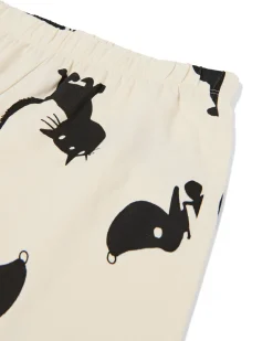 Takkie en Siepie kindershortama gebroken wit