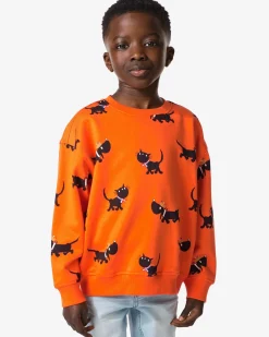 Takkie en Siepie kindersweater Koningsdag oranje