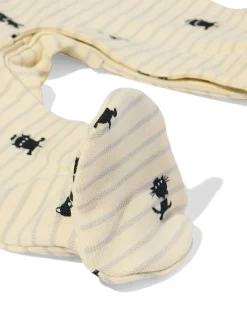 Takkie en Siepie newborn boxpakje jersey strepen ecru