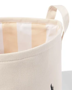 Takkie en Siepie opbergmand 30x30cm beige
