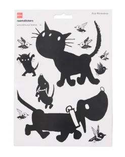 Takkie en Siepie raamstickers