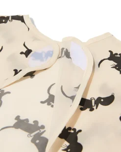 Takkie en Siepie slabbetje met mouwen