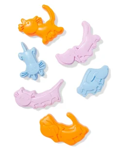 Takkie en Siepie zandvormpjes - 6 stuks