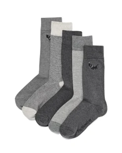 Takkie herensokken - 5 paar grijsmelange