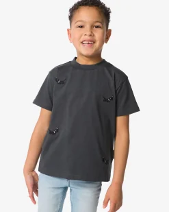 Takkie kinder T-shirt donkergrijs